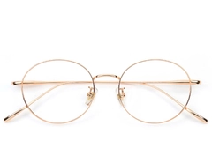 Oval Pink Titanium Glasses #BS0406-0359