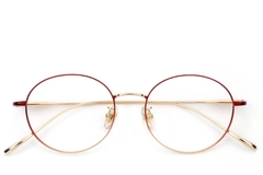 Oval Red Titanium Glasses #BS0406-0361