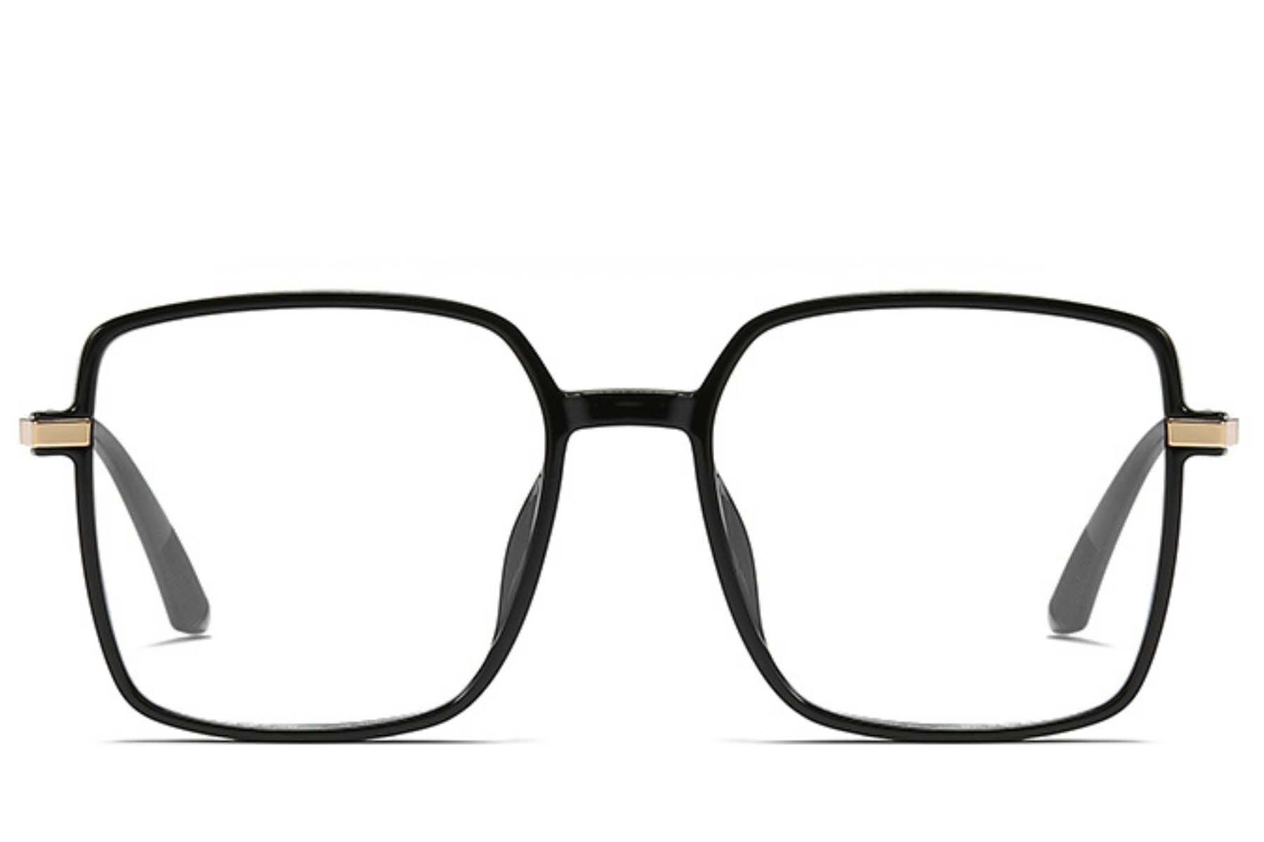 Gafas rectangulares negras TR90 #BS0406-0362