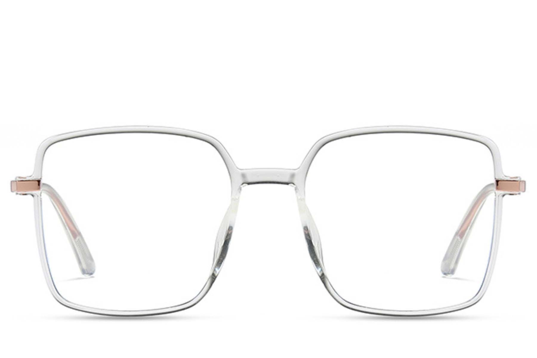 Gafas rectangulares transparentes TR90 #BS0406-0363