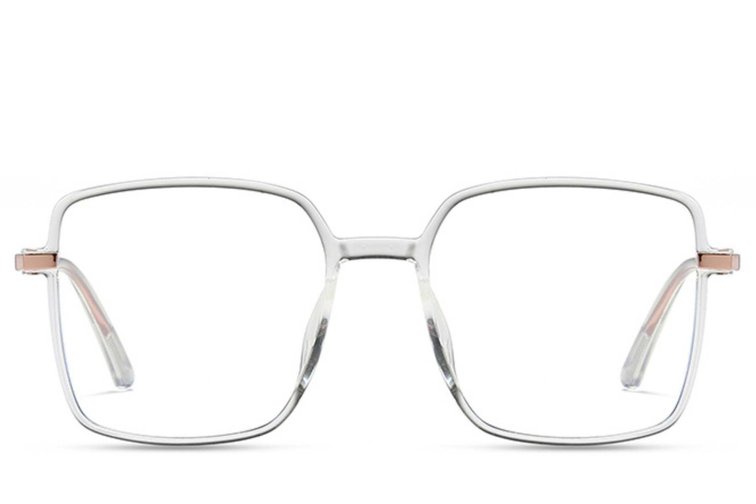 Rectangular Transparent TR90 Glasses #BS0406-0363