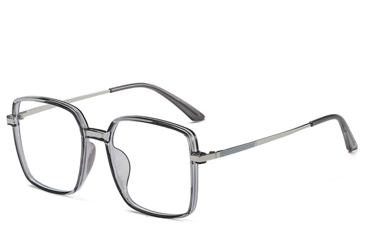 Rectangular Grey TR90 Glasses #BS0406-0364