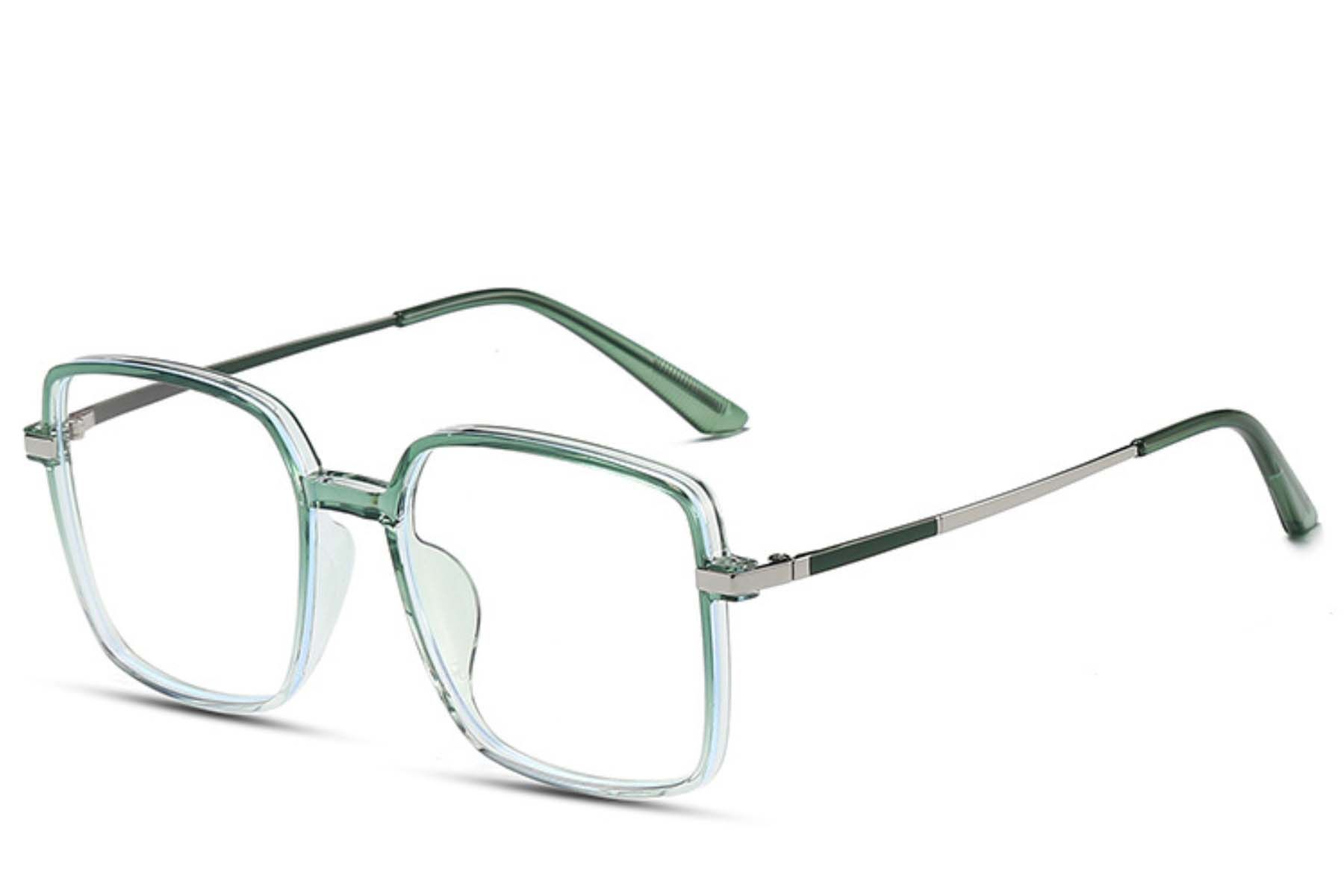 Gafas rectangulares TR90 verdes #BS0406-0365