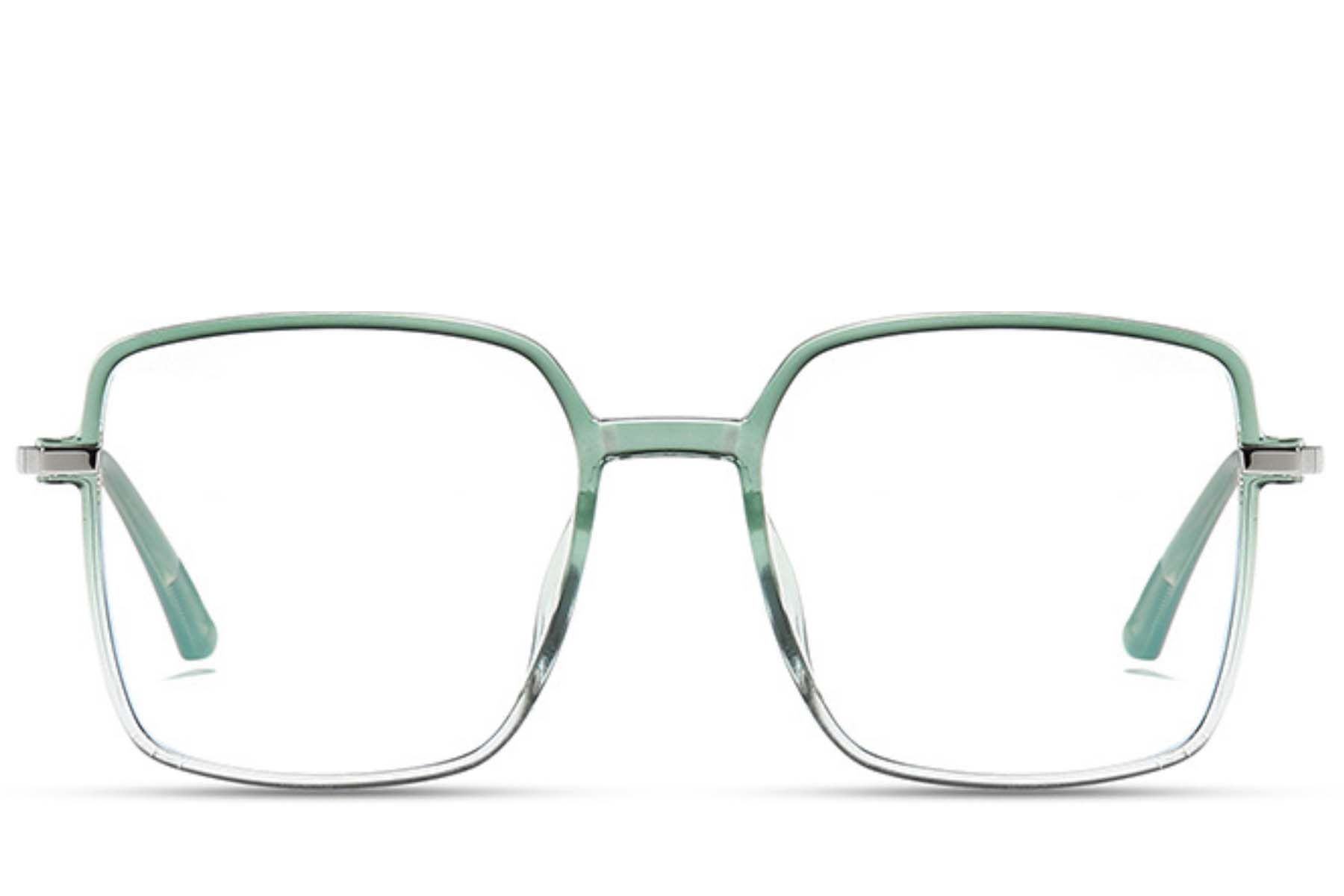 Gafas rectangulares TR90 verdes #BS0406-0365