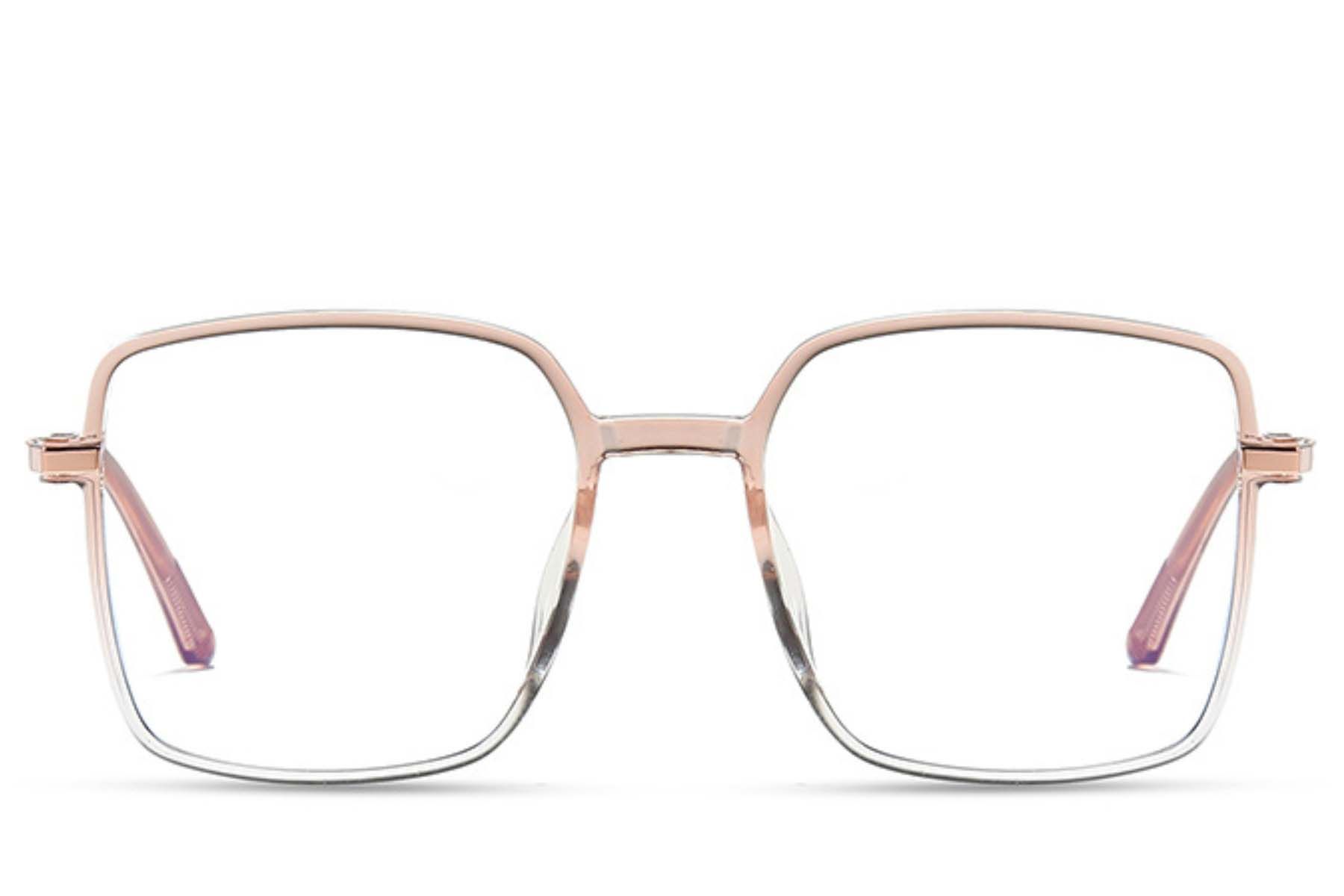 Rectangular Pink TR90 Glasses #BS0406-0366