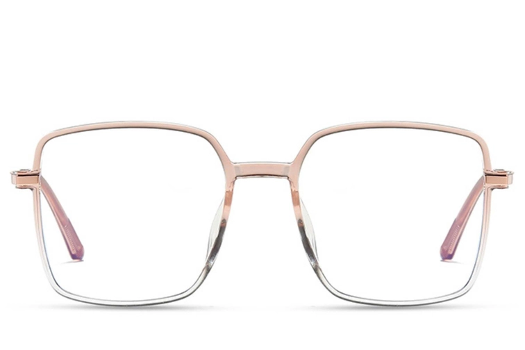 Rectangular Pink TR90 Glasses #BS0406-0366
