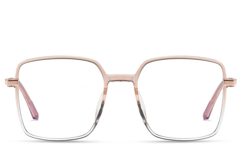Rectangular Pink TR90 Glasses #BS0406-0366