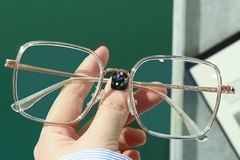Rectangular Transparent Metal Glasses #BS0406-0370