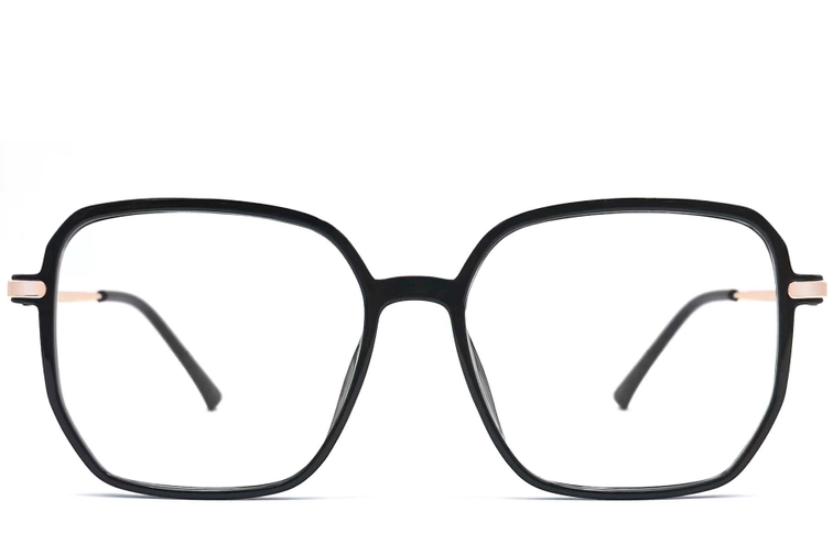 Geometric Golden TR90 Glasses #BS0406-0373