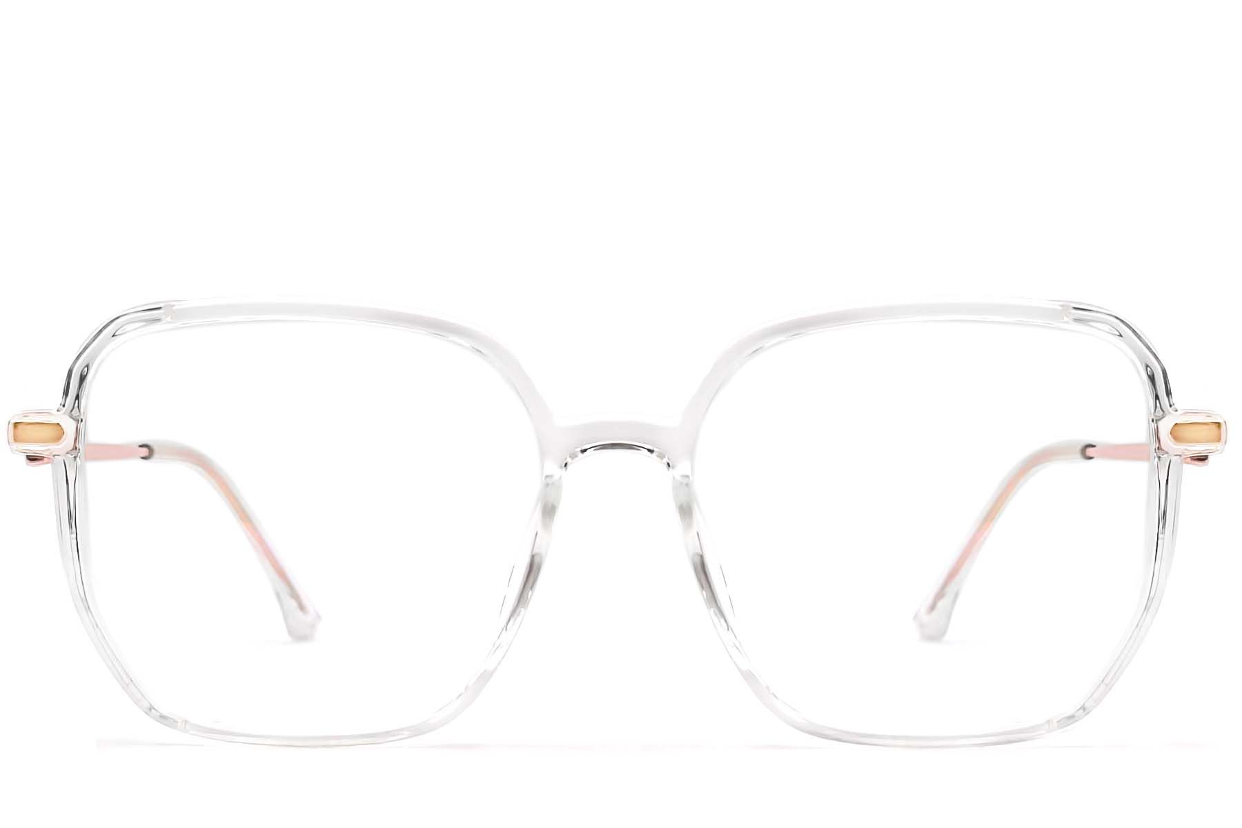 Geometric Transparent TR90 Glasses #BS0406-0374