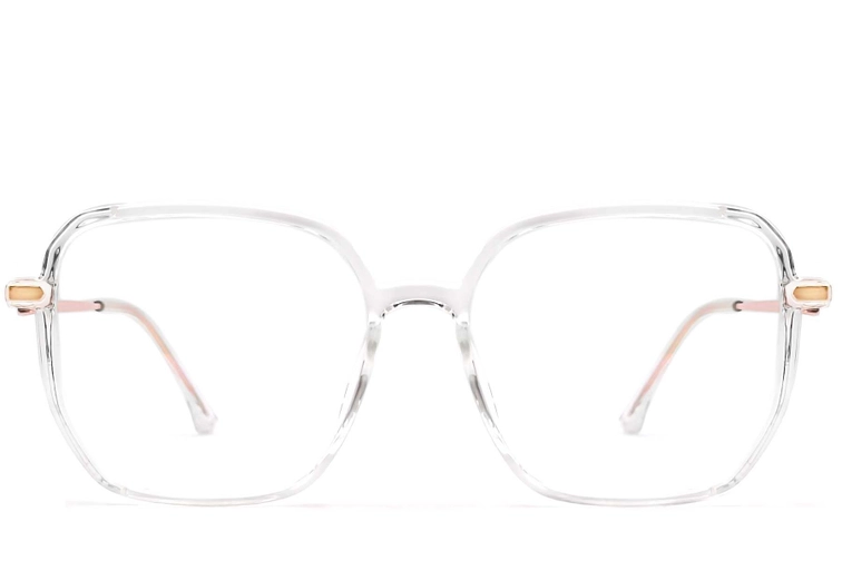 Geometric Transparent TR90 Glasses #BS0406-0374