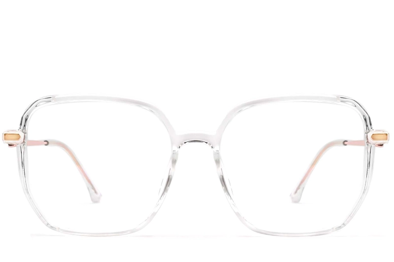 Geometric Transparent TR90 Glasses #BS0406-0374