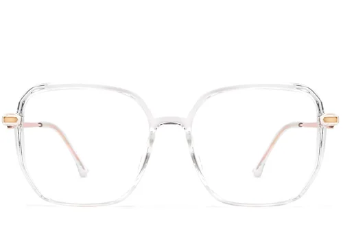 Lunettes géométriques transparentes TR90 #BS0406-0374