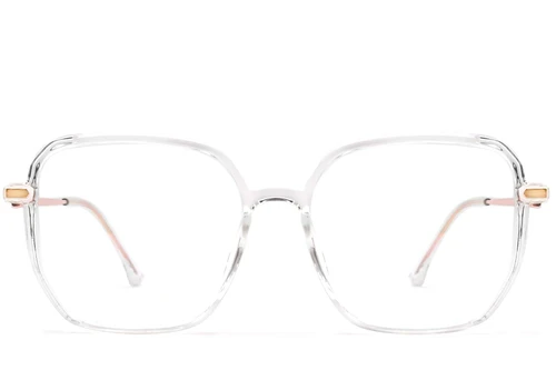 Gafas geométricas transparentes TR90 #BS0406-0374