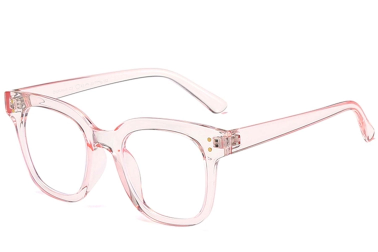 Rectangular Pink TR90 Glasses #BS0406-0396