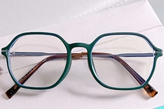 Geometric Green Metal Glasses #BS0406-0415