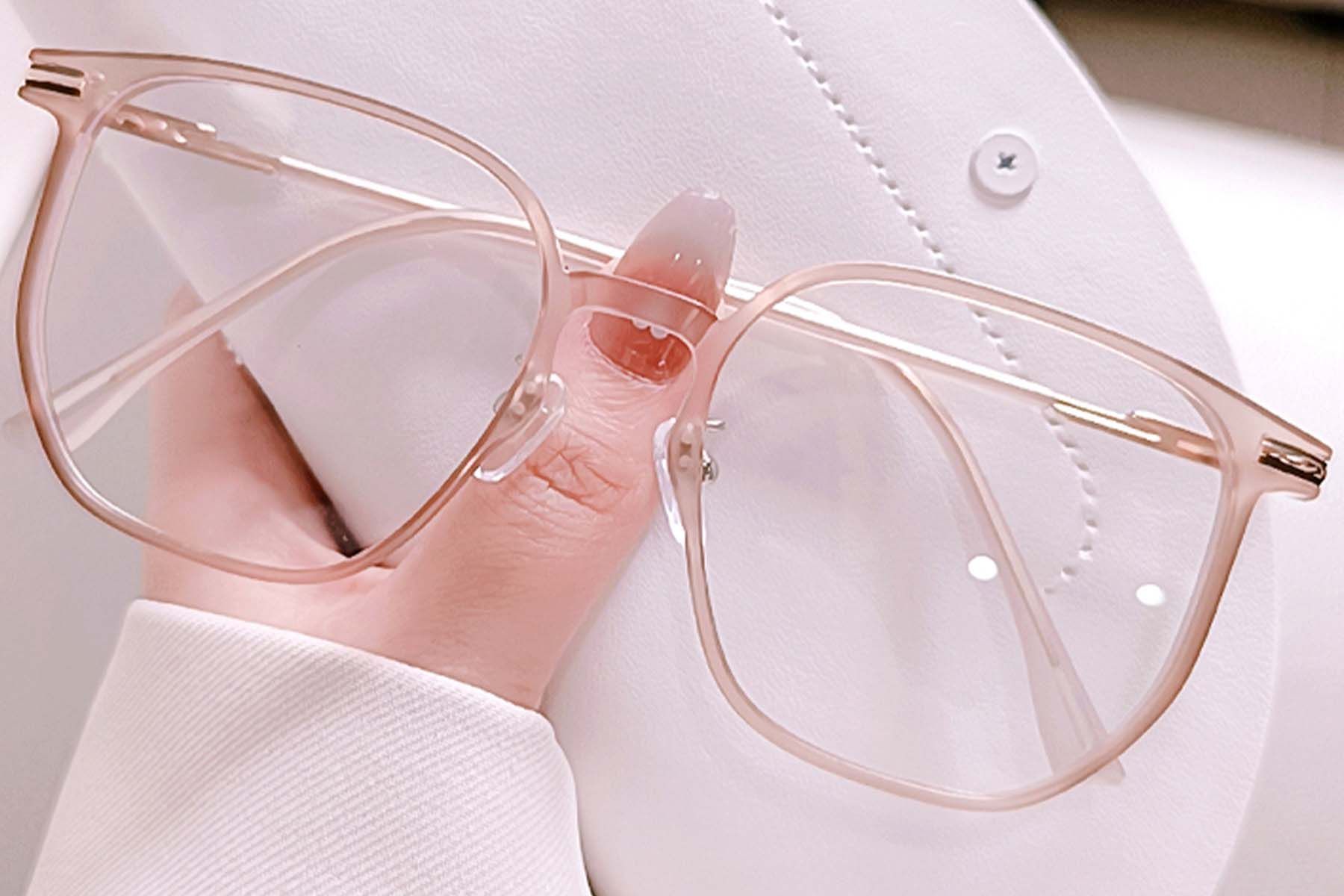 Geometric Brown TR90 Glasses #BS0406-0425