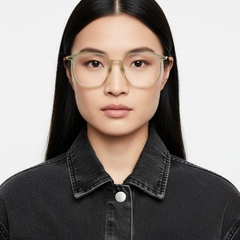 Geometric Green TR90 Glasses #BS0406-0426