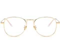 Aviator Golden Metal Glasses #BS0406-0431
