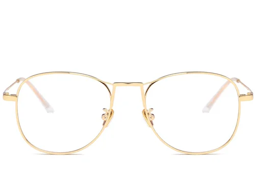 Lunettes aviateur en métal doré #BS0406-0431