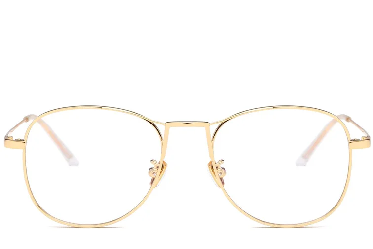 Aviator Golden Metal Glasses #BS0406-0431