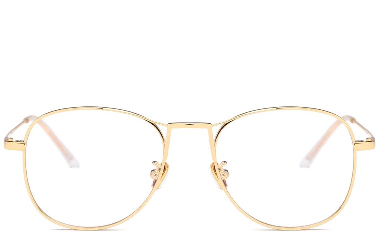 Lunettes aviateur en métal doré #BS0406-0431
