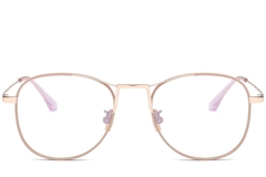 Aviator Pink Metal Glasses #BS0406-0433