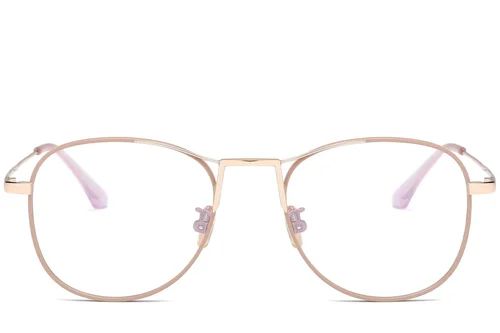 Lunettes aviateur en métal rose #BS0406-0433