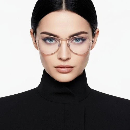 Aviator Pink Metal Glasses #BS0406-0433