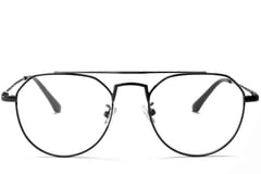 Aviator Black Metal Glasses #BS0406-0436