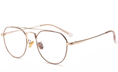 Aviator Pink Metal Glasses #BS0406-0438