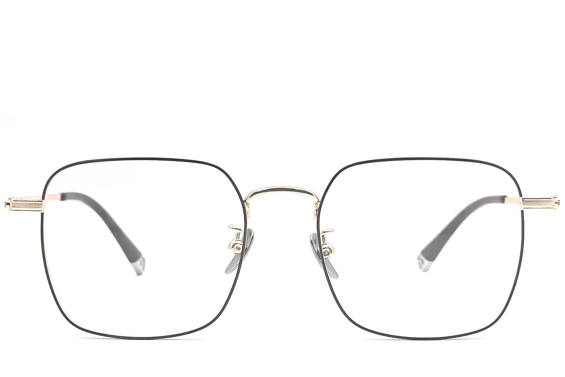 Geometric Golden Titanium Glasses #BS0406-0463