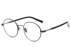 Oval Black Metal Glasses #BS0406-0470