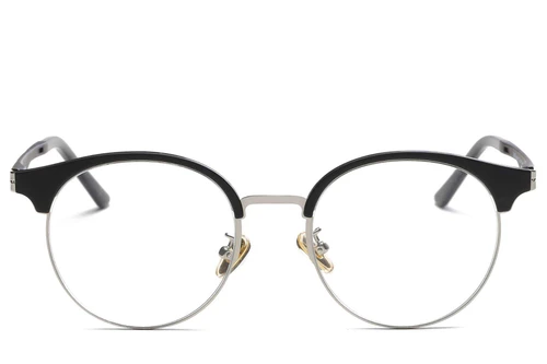 Semi-rimless Black TR90 Glasses #BS0406-0476