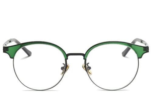 Semi-rimless Green TR90 Glasses #BS0406-0478