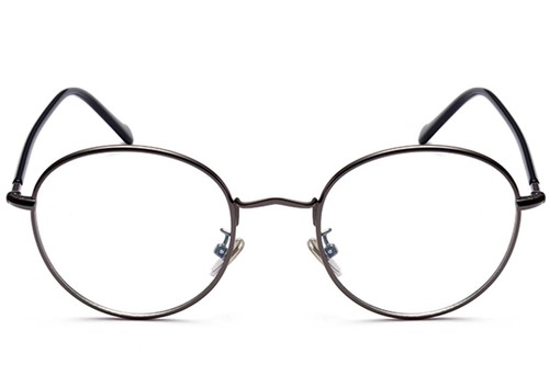 Oval Grey Metal Kids Glasses #BS0406-0490