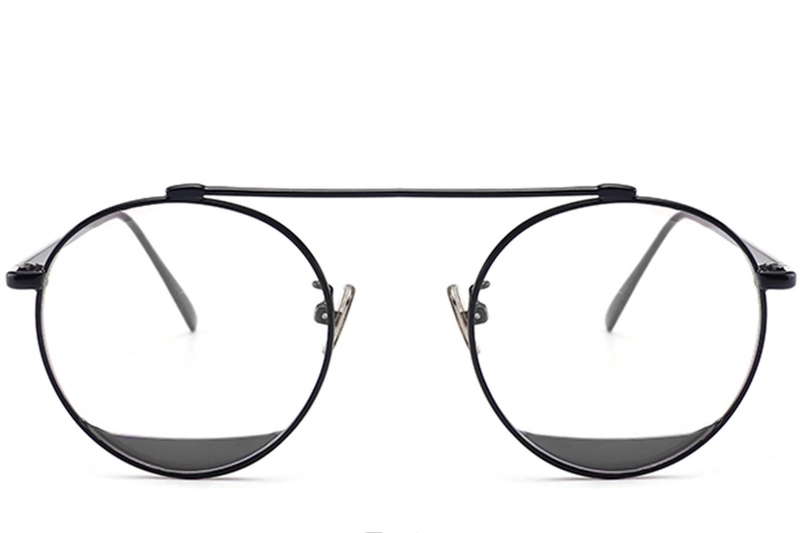 Aviator Black Metal Glasses #BS0406-0494