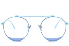 Aviator Blue Metal Glasses #BS0406-0498