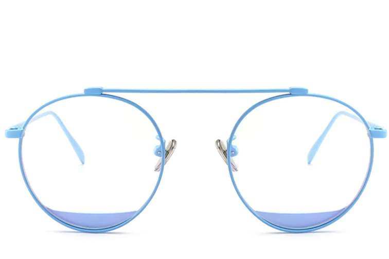 Lunettes aviateur en métal bleu #BS0406-0498