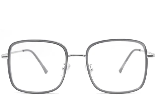 Lunettes rectangulaires grises TR90 #BS0406-0503