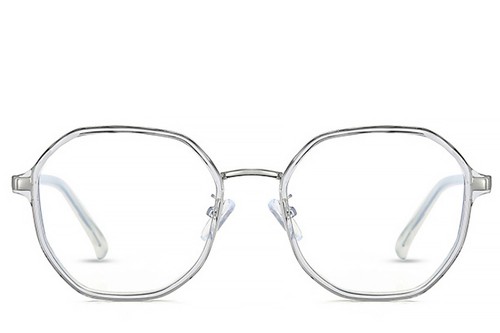 Geometric Grey Metal Glasses #BS0406-0517