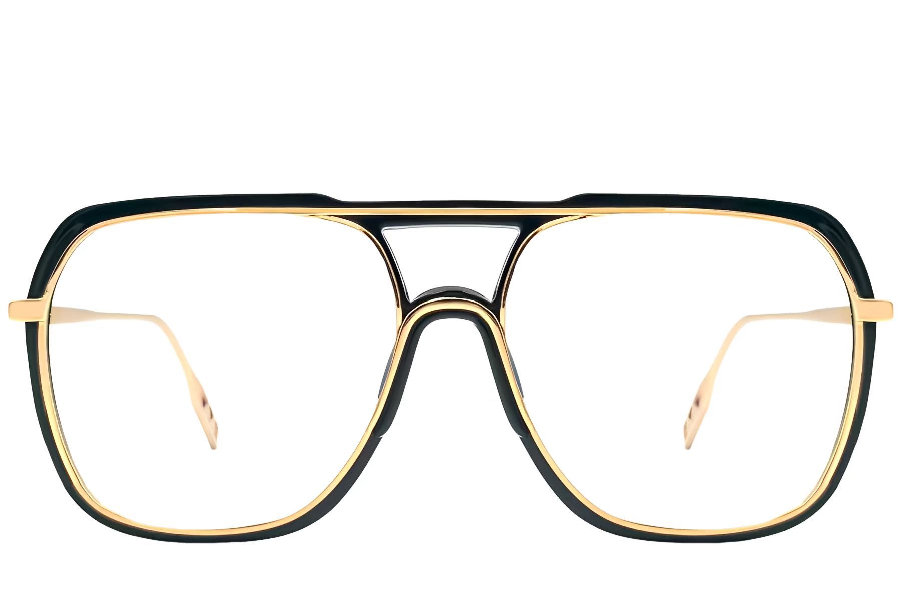 Gafas de aviador TR90 negras #BS0406-0522