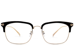 Semi-rimless Golden Titanium Glasses #BS0406-0528