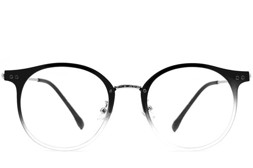 Lunettes ovales noires TR90 #BS0406-0536