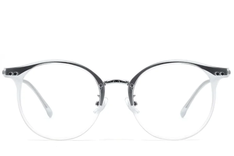 Oval Transparent TR90 Glasses #BS0406-0537