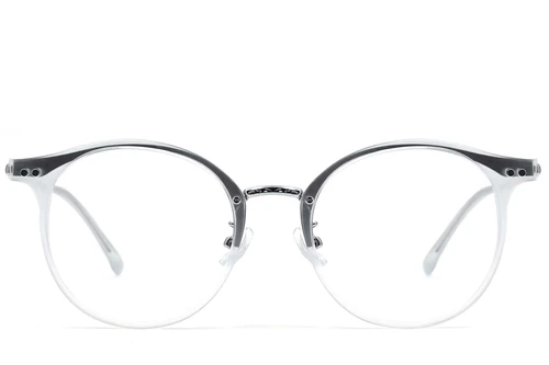 Lunettes ovales transparentes TR90 #BS0406-0537