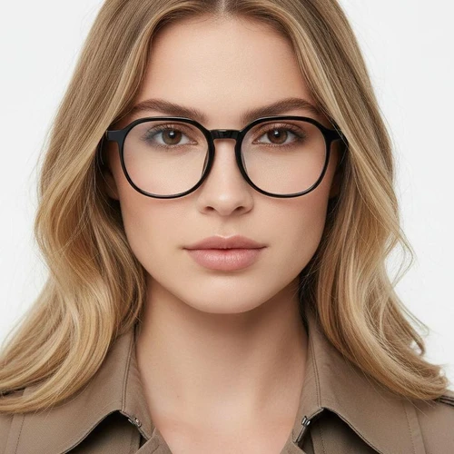 Lunettes rectangulaires noires TR90 #BS0406-0538