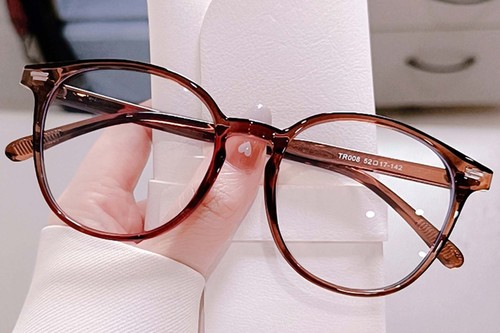 Oval Brown TR90 Glasses #BS0406-0544