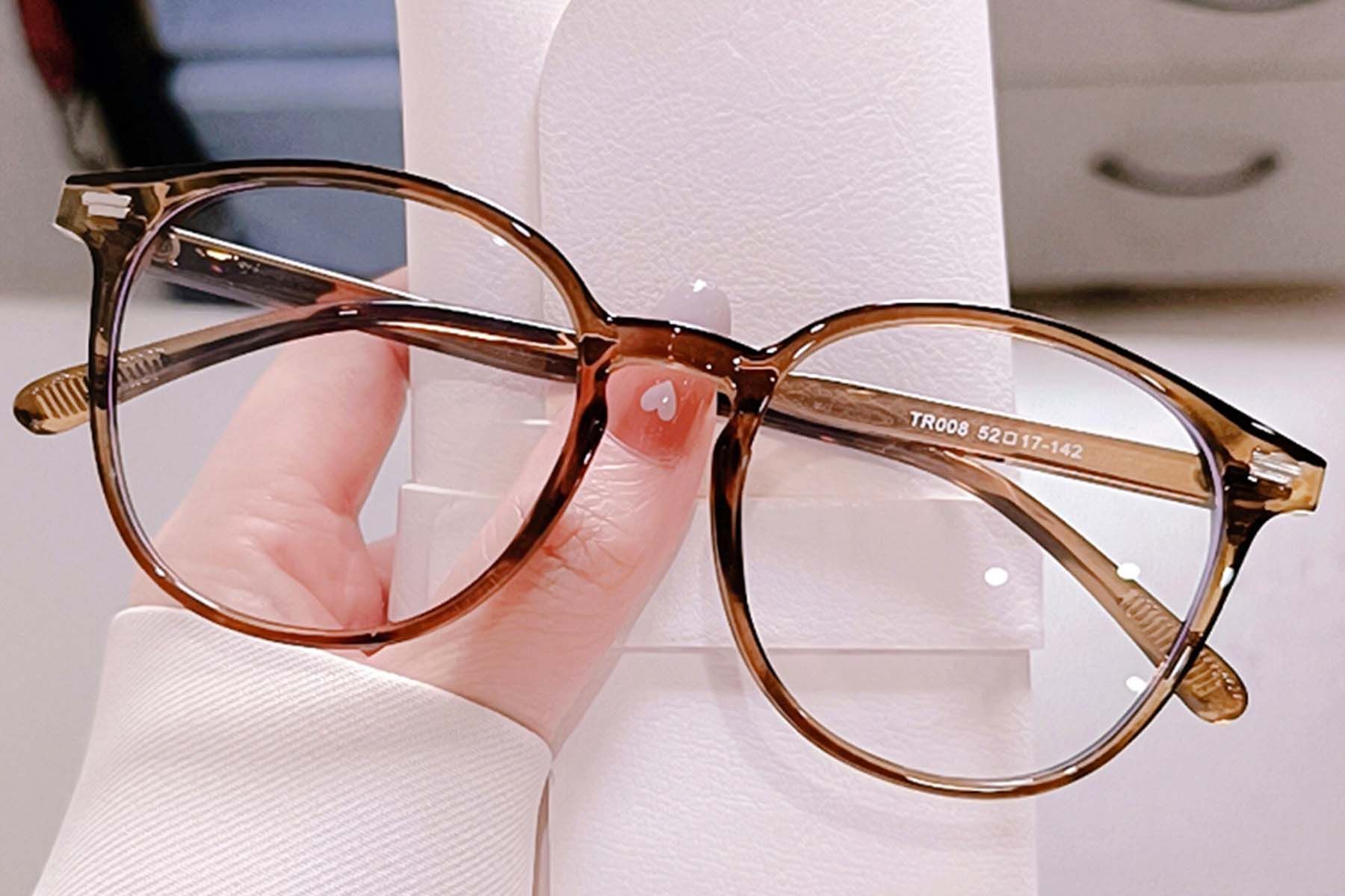 Gafas ovaladas verdes TR90 #BS0406-0546