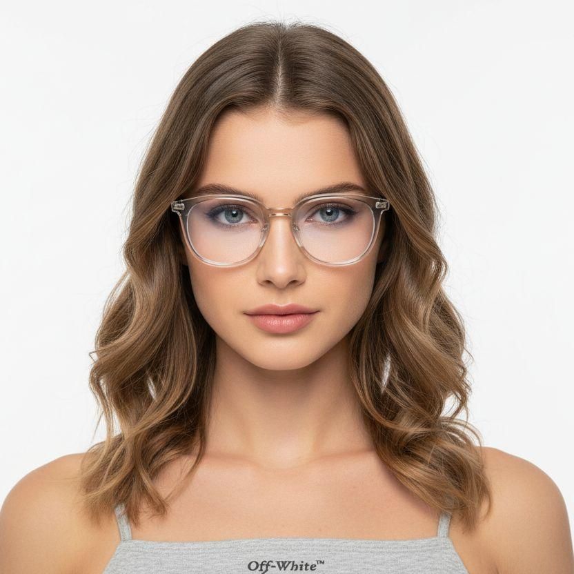 Rectangular Grey TR90 Glasses #BS0406-0550